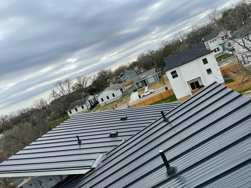 Standing seam metal roof panels with vents for Skylight Repair in West Haven-Sylvan